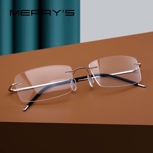 sunglasses frames merrys design men alloy rimless glasses frame male square ultralight man frameless myopia optical frames eyewear s2227 230, Silver
sunglasses frames merrys design men alloy rimless glasses frame male square ultralight man frameless myopia optical frames eyewear s2227 230, Silver