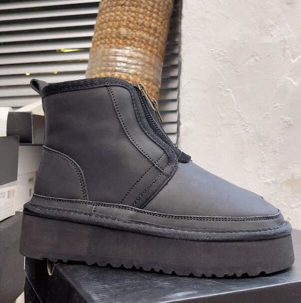 man women fashion designer black boots classical short snow boots keep warm boot plush casual winter shoes
man women fashion designer black boots classical short snow boots keep warm boot plush casual winter shoes