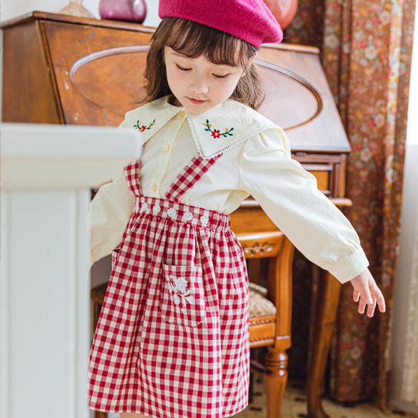 skirts bebezoo girls suspender strap skirts red plaid casual sweet a-line skirt cute dress for 3-8 years kids girl clothes t230301, Blue
skirts bebezoo girls suspender strap skirts red plaid casual sweet a-line skirt cute dress for 3-8 years kids girl clothes t230301, Blue