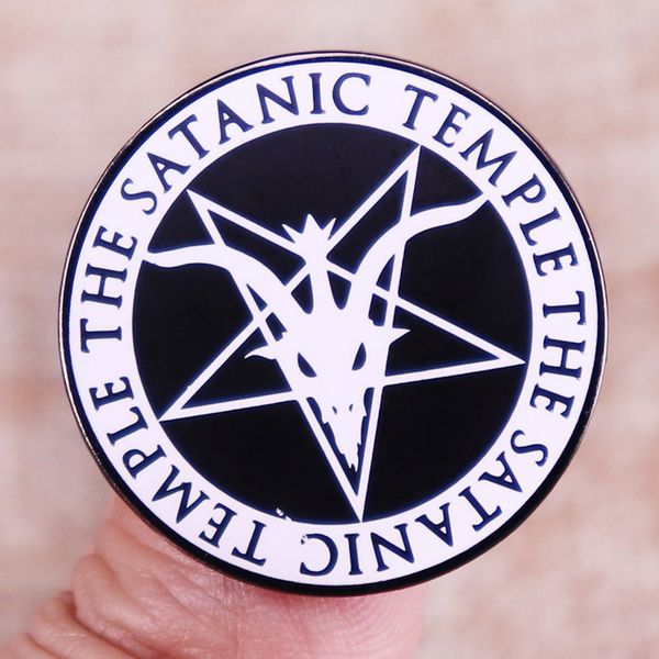 the satanic temple logo enamel pin pentagram badge terror devil brooch cute anime movies games hard enamel pins collect metal cartoon brooch, Blue
the satanic temple logo enamel pin pentagram badge terror devil brooch cute anime movies games hard enamel pins collect metal cartoon brooch, Blue
