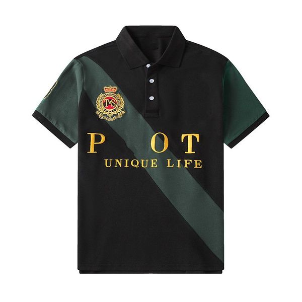 lapel polos shirt cotton short-sleeved t-shirt men's british casual color contrast plus size sports cross-border new s-5xl, White;black
lapel polos shirt cotton short-sleeved t-shirt men's british casual color contrast plus size sports cross-border new s-5xl, White;black