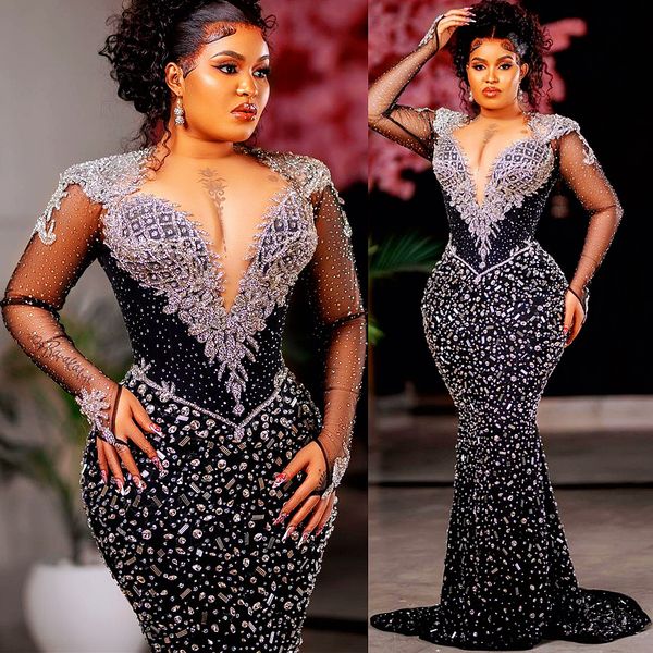 2023 arabic aso ebi black mermaid prom dresses beaded crystals evening formal party second reception birthday engagement gowns dress zj188
2023 arabic aso ebi black mermaid prom dresses beaded crystals evening formal party second reception birthday engagement gowns dress zj188