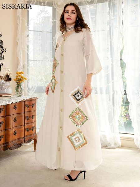 casual dresses sequins embroidered long dress women summer elegant casual loose cotton linen maxi dress holiday party muslim arab abaya 2303, Black;gray
casual dresses sequins embroidered long dress women summer elegant casual loose cotton linen maxi dress holiday party muslim arab abaya 2303, Black;gray