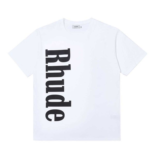 rhude authentic spot american print summer short sleeve men's loose original cotton t-shirt, White;black
rhude authentic spot american print summer short sleeve men's loose original cotton t-shirt, White;black