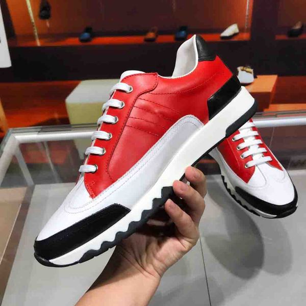 italy designers men casual shoes leather sneaker trail farbe leder sneakers outdoor lace up trainers outdoor sports rubber sole with box eu3, Black
italy designers men casual shoes leather sneaker trail farbe leder sneakers outdoor lace up trainers outdoor sports rubber sole with box eu3, Black