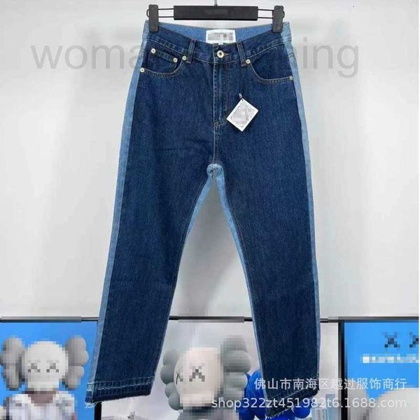 women's jeans designer 2022 new two-color front and back stitching gradient wash high waist straight casual jeans women if2d, Blue
women's jeans designer 2022 new two-color front and back stitching gradient wash high waist straight casual jeans women if2d, Blue