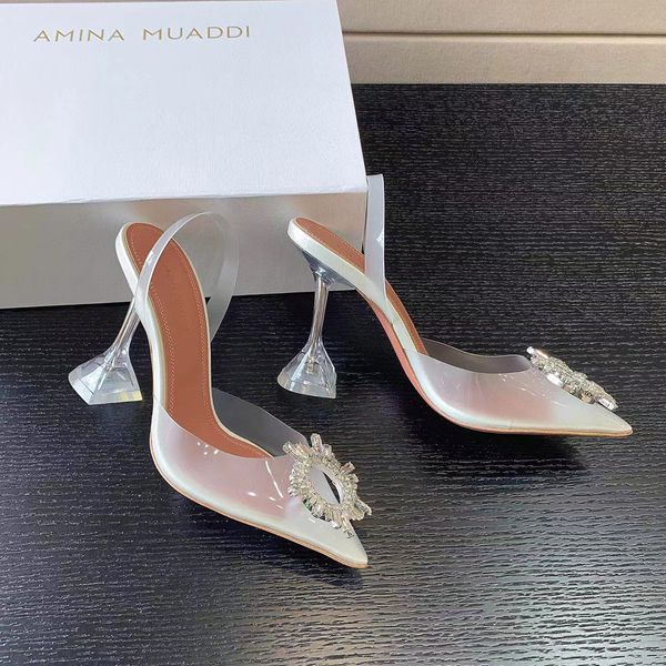 muaddi new crystal-embellished amina pvc pumps shoes high heels women's luxury designers dress shoe evening slingback strap sandals fac, Black
muaddi new crystal-embellished amina pvc pumps shoes high heels women's luxury designers dress shoe evening slingback strap sandals fac, Black