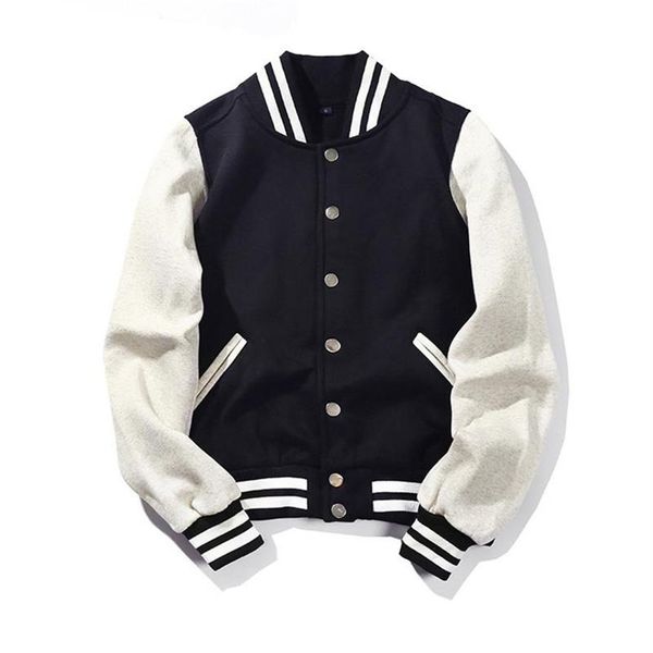 college varsity baseball jackets solid color fashion letterman outerwear for couples uniform men's293t, Black;brown
college varsity baseball jackets solid color fashion letterman outerwear for couples uniform men's293t, Black;brown