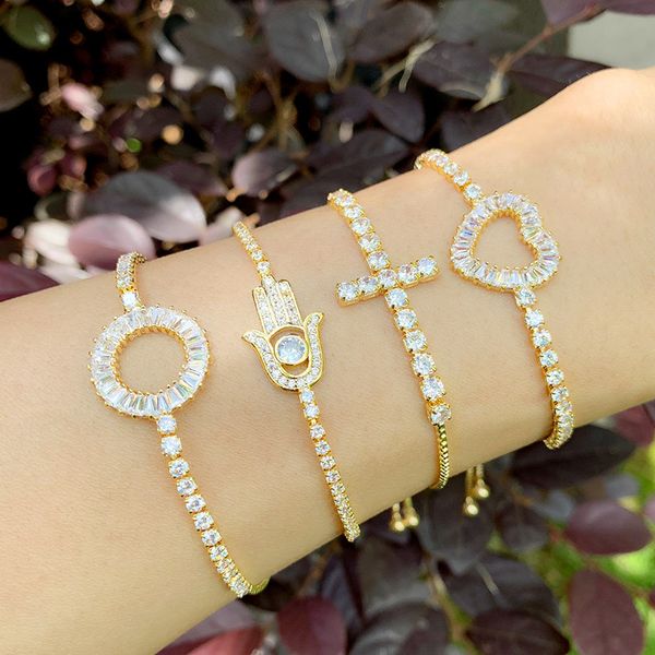 crystal bracelet female original european and american cross heart love bracelet wholesale, Golden;silver
crystal bracelet female original european and american cross heart love bracelet wholesale, Golden;silver