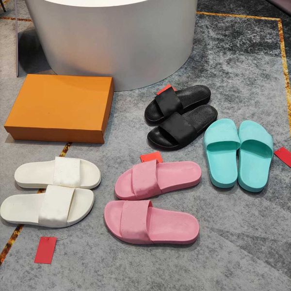 women slides waterfront mule girls sandals beach embossed monograms slippers designer size 36-41, Black
women slides waterfront mule girls sandals beach embossed monograms slippers designer size 36-41, Black