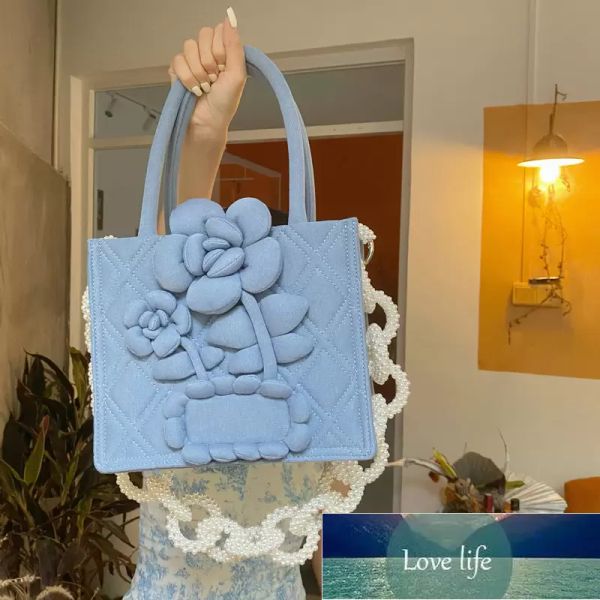 special interest design handbag spring new women's pearl chain three dimensional flower bag, Black;red
special interest design handbag spring new women's pearl chain three dimensional flower bag, Black;red