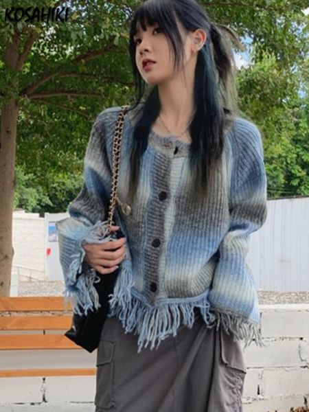 women's knits tees kosahiki gothic sweater cardigan women harajuku vintage tie dye zip tassel crop jacket spring autumn loose knitwear, White
women's knits tees kosahiki gothic sweater cardigan women harajuku vintage tie dye zip tassel crop jacket spring autumn loose knitwear, White