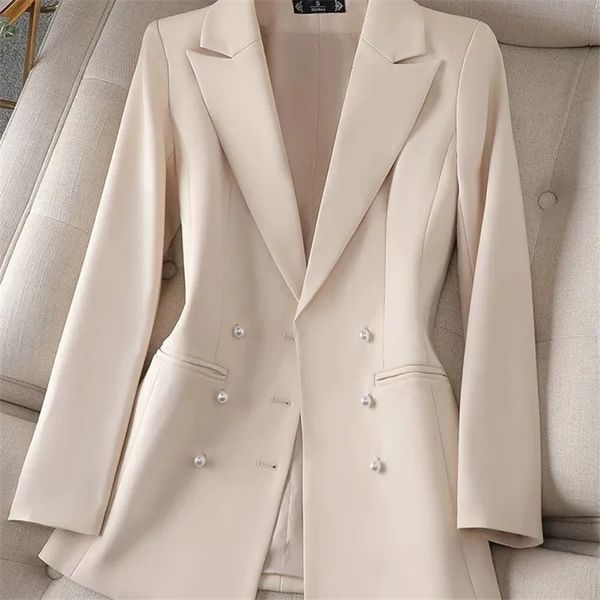women's suits blazers black double breasted women's blazer jacket 4xl office business female coat autumn winter women casual blaze, White;black
women's suits blazers black double breasted women's blazer jacket 4xl office business female coat autumn winter women casual blaze, White;black