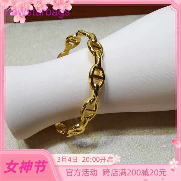 designer herms bracelet for sale new fashion elegant first ornament cold wind pig nose open female brass gold plated, Golden;silver
designer herms bracelet for sale new fashion elegant first ornament cold wind pig nose open female brass gold plated, Golden;silver