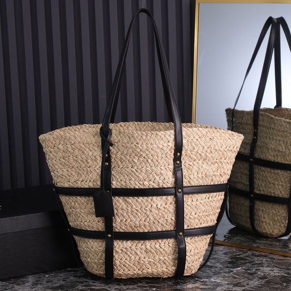 raffi straw basket bag women large capacity shopping bags panier palm leaf cowhide weaving totes hollow out shoulder bag fashion beach bag h
raffi straw basket bag women large capacity shopping bags panier palm leaf cowhide weaving totes hollow out shoulder bag fashion beach bag h