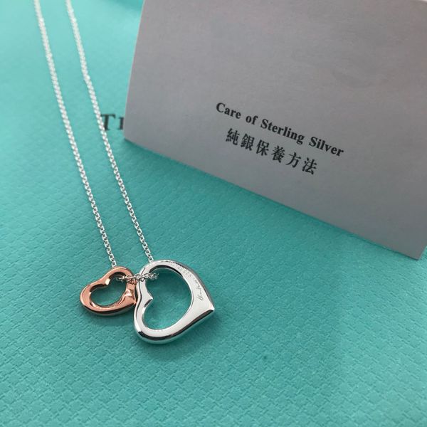 high-quality 100% sterling silver summer heart double heart rose gold necklace pendant banquet ladies jewelry lovers
high-quality 100% sterling silver summer heart double heart rose gold necklace pendant banquet ladies jewelry lovers
