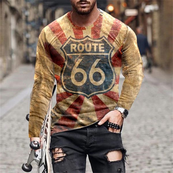 men's tshirts autumn winter fashion sportswear long sleeve highquality casual streetwear us route 66 hiphop loose male outfits 230303, White;black
men's tshirts autumn winter fashion sportswear long sleeve highquality casual streetwear us route 66 hiphop loose male outfits 230303, White;black