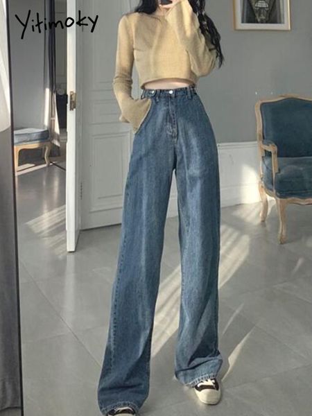 women's jeans cotvotee light blue jeans woman washed retro high waist straight long loose wide leg jeans women trousers streetwear pant
women's jeans cotvotee light blue jeans woman washed retro high waist straight long loose wide leg jeans women trousers streetwear pant