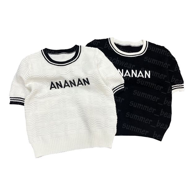 fashion letter embroidered tees women short sleeve summer casual knitting tees knitted tee, White
fashion letter embroidered tees women short sleeve summer casual knitting tees knitted tee, White