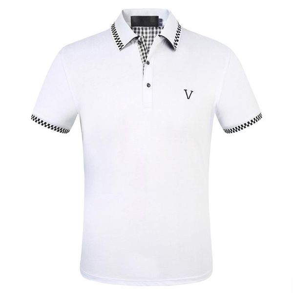mens designers polo shirts men casual polos fashion letter print embroidery summer t shirt high street cotton290t, White;black
mens designers polo shirts men casual polos fashion letter print embroidery summer t shirt high street cotton290t, White;black