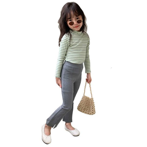 childhood e cabinet girls' casual pants fall new korean fashion flared pants with split nine-point black pants, Blue
childhood e cabinet girls' casual pants fall new korean fashion flared pants with split nine-point black pants, Blue