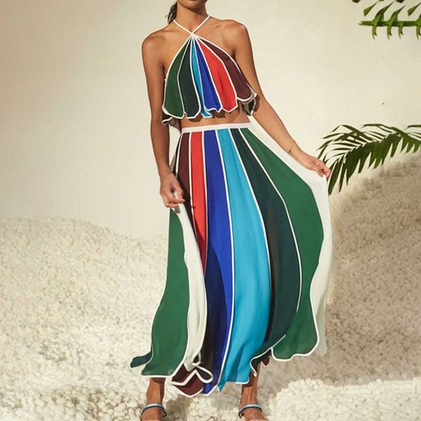 women's swimwear vintage fashion colorblock print bikinis two piece swimsuits summer dress halter beachwear high waist swimwear lace up, White;black
women's swimwear vintage fashion colorblock print bikinis two piece swimsuits summer dress halter beachwear high waist swimwear lace up, White;black