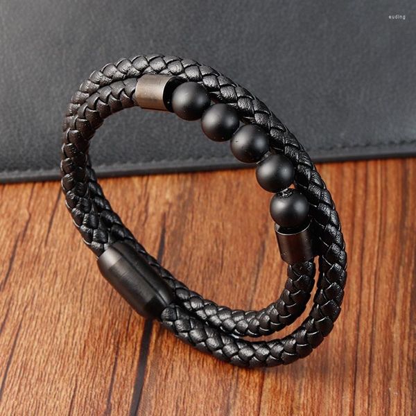 charm bracelets classic men leather bracelet fashion handmade double layer beads combination for boyfriend jewelry gift, Golden;silver
charm bracelets classic men leather bracelet fashion handmade double layer beads combination for boyfriend jewelry gift, Golden;silver