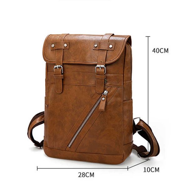 backpack travel leather backpack men waterproof vintage bag large capacity back pack fashion bagpack lapbackpacks casual bags for men j23030
backpack travel leather backpack men waterproof vintage bag large capacity back pack fashion bagpack lapbackpacks casual bags for men j23030
