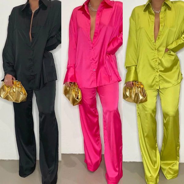 womens two piece pants solid color silk satin women set long sleeve shirt wide leg elegant tracksuit sweatsuit fitness outfits 230302, White
womens two piece pants solid color silk satin women set long sleeve shirt wide leg elegant tracksuit sweatsuit fitness outfits 230302, White