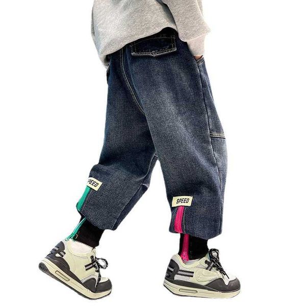 boys' plush jeans autumn and winter chil1en's one-piece plush pants winter thickened middle and large chil1en's loose casual, Blue
boys' plush jeans autumn and winter chil1en's one-piece plush pants winter thickened middle and large chil1en's loose casual, Blue
