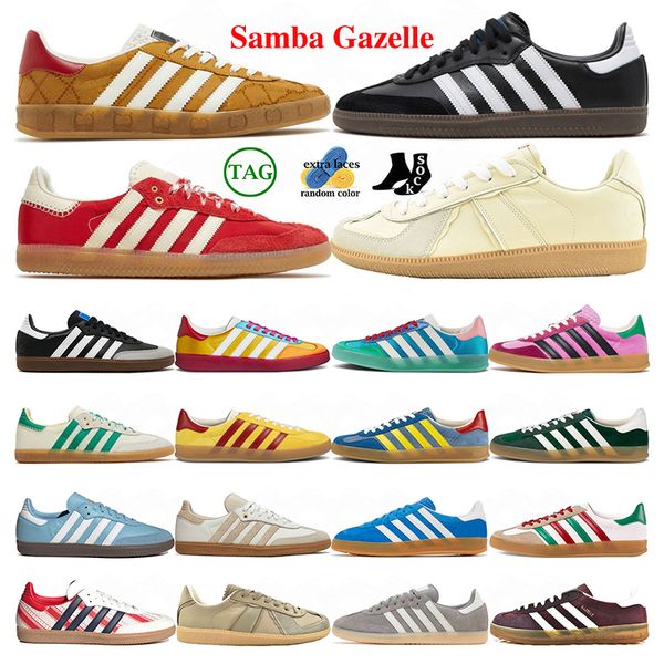 2023 retro samba vegan gazelle casual shoes men women mexico vegan black white bonner mens blue beige pink patchwork designer sambas trainer
2023 retro samba vegan gazelle casual shoes men women mexico vegan black white bonner mens blue beige pink patchwork designer sambas trainer