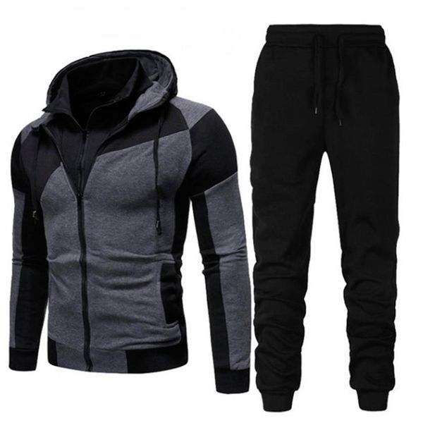 new men's autumn winter sets zipper hoodie pants two pieces casual tracksuit male sportswear gym brand clothing sweat suit 20254g, Gray
new men's autumn winter sets zipper hoodie pants two pieces casual tracksuit male sportswear gym brand clothing sweat suit 20254g, Gray