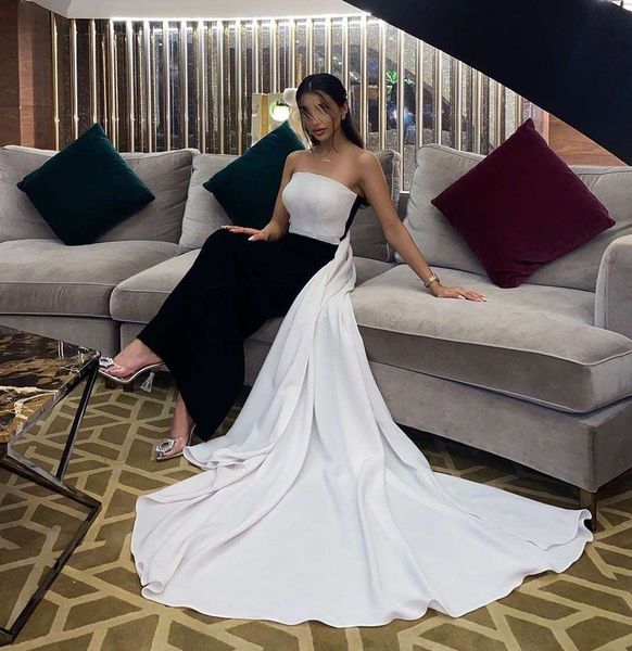 patchwork satin mermaid evening dresses strapless elegant formal dress women classic prom pageant gowns celebrity robe de soiree 2023, Black;red
patchwork satin mermaid evening dresses strapless elegant formal dress women classic prom pageant gowns celebrity robe de soiree 2023, Black;red