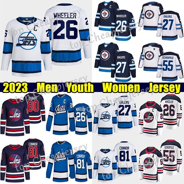 #27 nikolaj ehlers winnipeg reverse retro hockey jersey #26 blake wheeler jets#81 kyle connor mark scheifele pierre-luc dubois nate schmidt, Black;red
#27 nikolaj ehlers winnipeg reverse retro hockey jersey #26 blake wheeler jets#81 kyle connor mark scheifele pierre-luc dubois nate schmidt, Black;red
