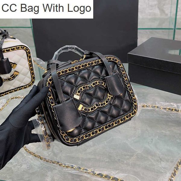 cc handbags womens designer cosmetic case camera box bags vantiy handle totes with gold metal hardware matelasse chain crossbody shoulder mu, Black
cc handbags womens designer cosmetic case camera box bags vantiy handle totes with gold metal hardware matelasse chain crossbody shoulder mu, Black