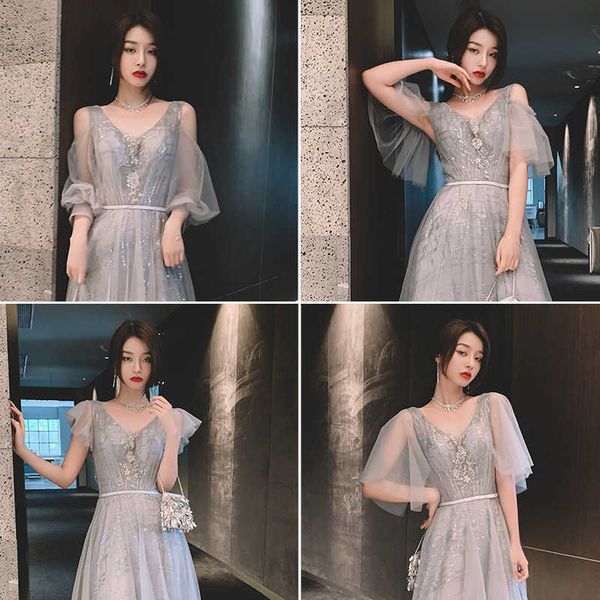women's clothing runway dresses grey bridmaid 2023 autumn fairy temperament long sister group show thin cover meat dresses female banqu, Black;gray
women's clothing runway dresses grey bridmaid 2023 autumn fairy temperament long sister group show thin cover meat dresses female banqu, Black;gray