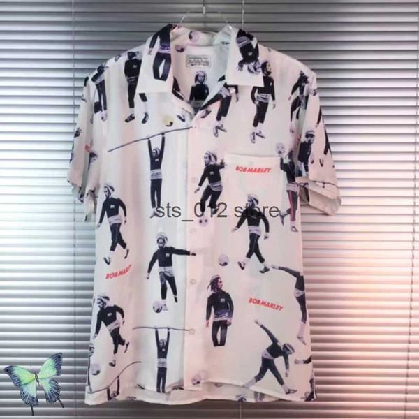 men's casual shirts wacko maria bob dylan shirt summer full print fashion short sleeve shirt t230303, White;black
men's casual shirts wacko maria bob dylan shirt summer full print fashion short sleeve shirt t230303, White;black
