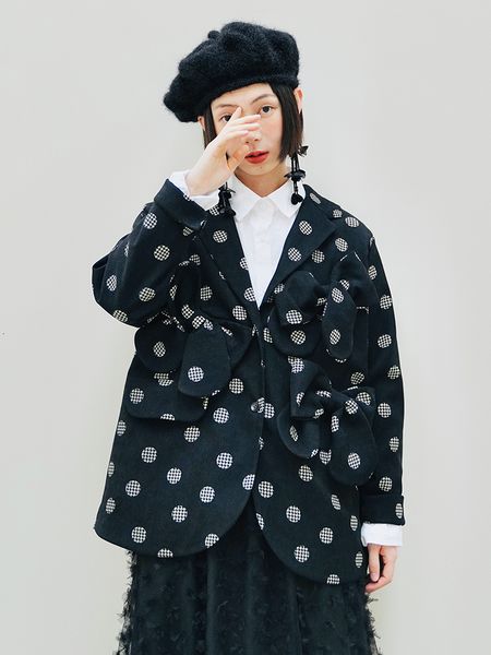 womens suits blazers imakokoni original wave point bow long suit womens straight tube commuting spring and autumn versatile overcoat women 2, White;black
womens suits blazers imakokoni original wave point bow long suit womens straight tube commuting spring and autumn versatile overcoat women 2, White;black