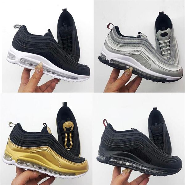 og 97s silver bullet children kids running shoes boy girls sports sneakers metallic gold infant student child trainers3116, Black
og 97s silver bullet children kids running shoes boy girls sports sneakers metallic gold infant student child trainers3116, Black