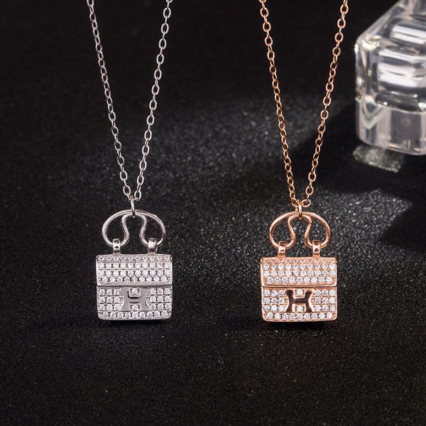 s925 sterling silver dainty jewelry h-lettered kang bag necklace, xi the same style of luxury women style fashion silver jewelry
s925 sterling silver dainty jewelry h-lettered kang bag necklace, xi the same style of luxury women style fashion silver jewelry