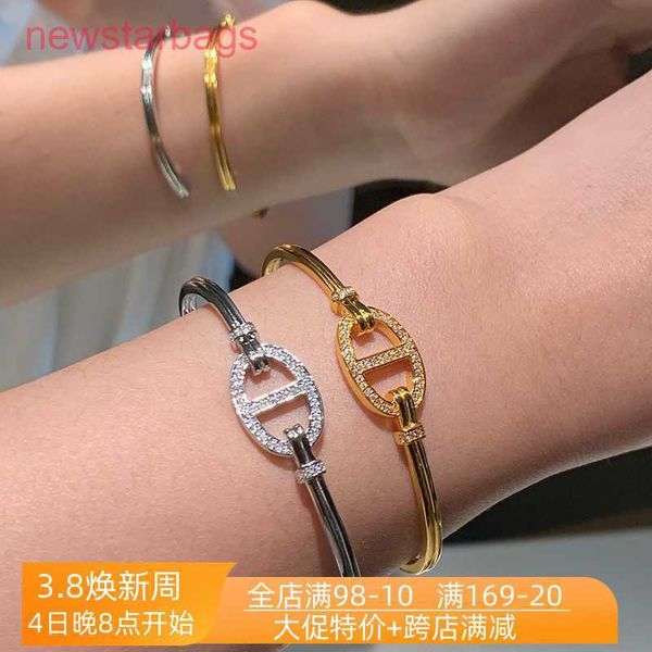 designer herms bracelet online shop full diamond super sparkling zircon pig nose opening bracelet female light luxury small crowd exquisite, Golden;silver
designer herms bracelet online shop full diamond super sparkling zircon pig nose opening bracelet female light luxury small crowd exquisite, Golden;silver