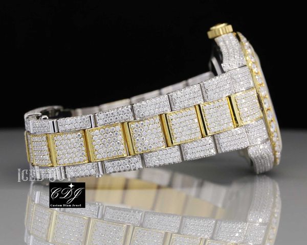 2023moissanite studded y iced out luxury watch bust down two tone hip hop diamond watch, Silver
2023moissanite studded y iced out luxury watch bust down two tone hip hop diamond watch, Silver