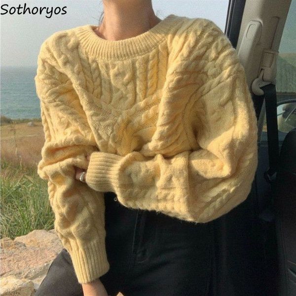 women's sweaters preppy style pullovers women thick warm autumn tender solid jumpers female jacquard fluffy tricot sweaters knitwear in, White;black
women's sweaters preppy style pullovers women thick warm autumn tender solid jumpers female jacquard fluffy tricot sweaters knitwear in, White;black