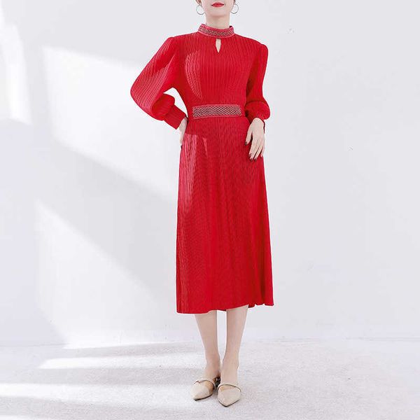 women's clothing runway dresses pleated women's 2023 spring lantern sleeve temperament celebrity style waist half high collar thre, Black;gray
women's clothing runway dresses pleated women's 2023 spring lantern sleeve temperament celebrity style waist half high collar thre, Black;gray