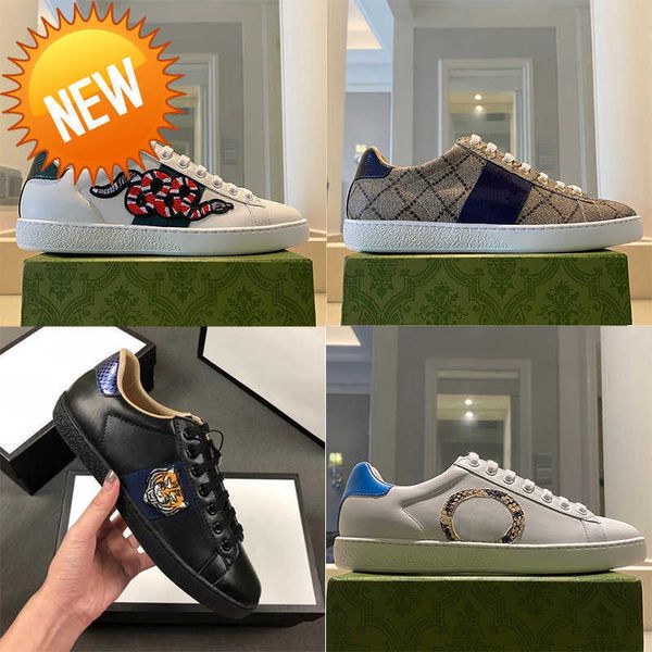 designer men's ace embroidered sneaker ace white sneakers women real leather shoes embroidery classic shoe python embroidered bees tige, Black
designer men's ace embroidered sneaker ace white sneakers women real leather shoes embroidery classic shoe python embroidered bees tige, Black