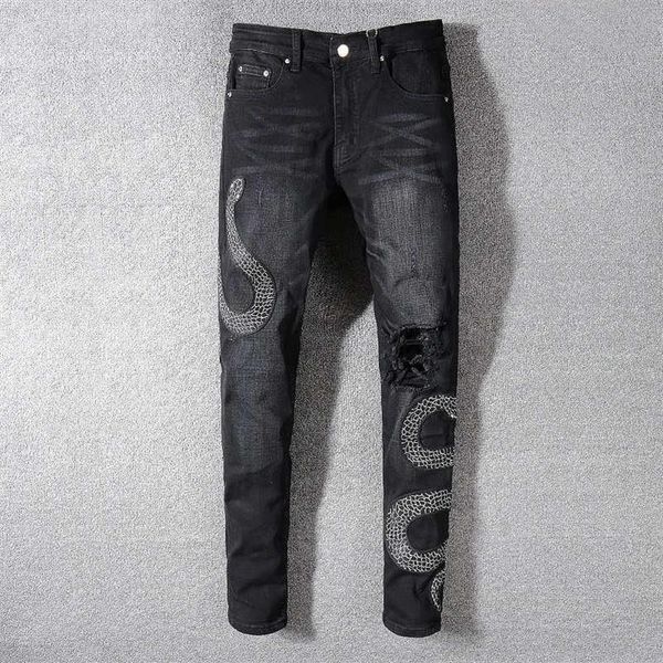 mens distressed ripped biker jeans slim fit motorcycle biker denim for men fashion designer hip hop mens jeans 135, Blue
mens distressed ripped biker jeans slim fit motorcycle biker denim for men fashion designer hip hop mens jeans 135, Blue