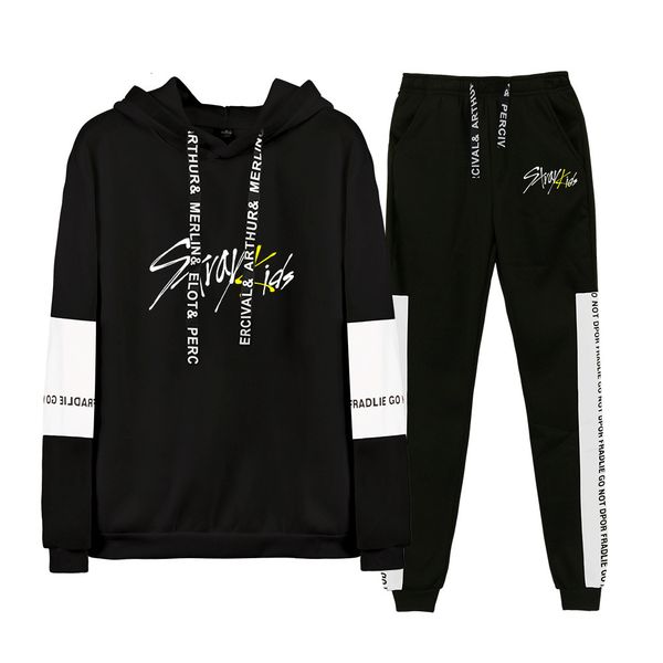 mens tracksuits stray kids merch paint fall winter suit hoodies patchwork sweatshirt banded pant two piece streetwear hooded 230303, Gray
mens tracksuits stray kids merch paint fall winter suit hoodies patchwork sweatshirt banded pant two piece streetwear hooded 230303, Gray