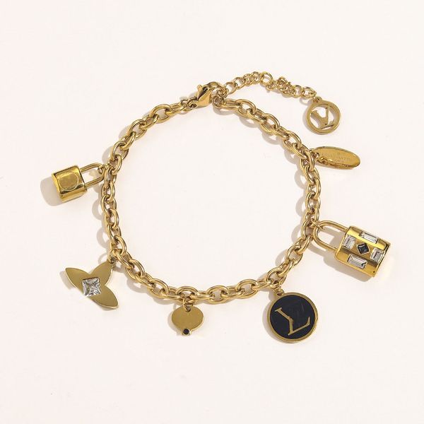 fashion bracelets women bangle designer jewelry letter pendant 18k gold plated stainless steel bracelet womens wedding gifts, Golden;silver
fashion bracelets women bangle designer jewelry letter pendant 18k gold plated stainless steel bracelet womens wedding gifts, Golden;silver