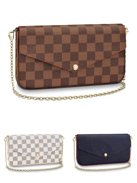 with box brand vintage designer hobo women shoulder bag silver chain bag tote clutchbag handbag pochette felicie with removable chain m61276
with box brand vintage designer hobo women shoulder bag silver chain bag tote clutchbag handbag pochette felicie with removable chain m61276