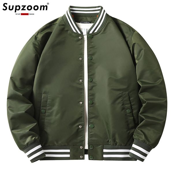 men's jackets supzoom arrival rib sleeve cotton fashion single breasted casual pilot ins bomber baseball jacket loose cardigan solid co, Black;brown
men's jackets supzoom arrival rib sleeve cotton fashion single breasted casual pilot ins bomber baseball jacket loose cardigan solid co, Black;brown